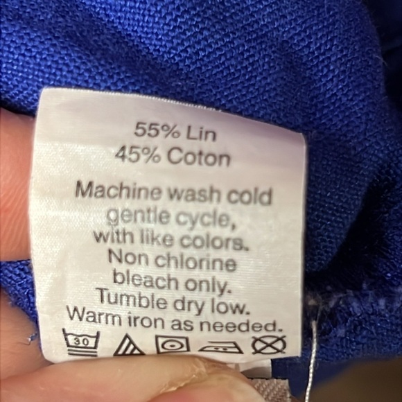 J.Crew Jacket Womens COLORBLOCK ANORAK M lightweight layer Linen/cotton pockets - Picture 4 of 10